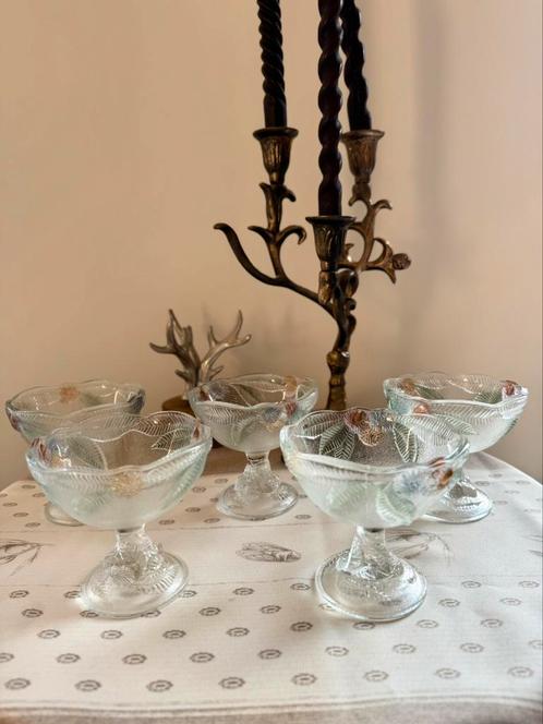 5 vintage luminarc glazen, Huis en Inrichting, Keuken | Servies, Gebruikt, Glas of Glazen, Overige stijlen, Glas, Ophalen of Verzenden