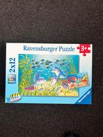 Ravensburger 2x puzzel 12 stukjes onderwaterwereld, Ophalen of Verzenden, 10 tot 50 stukjes, Zo goed als nieuw, 2 tot 4 jaar