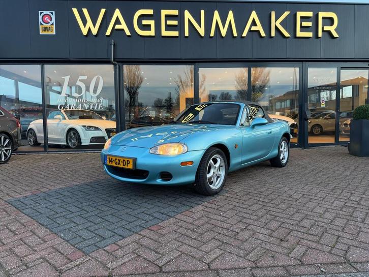 Mazda MX-5 1.6i Exclusive Elektrische pak|Nette auto!, Auto's, Mazda, Bedrijf, Te koop, MX-5, ABS, Airbags, Centrale vergrendeling