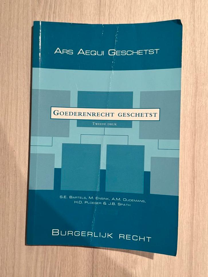 Ars Aequi Goederenrecht Geschetst - Tweede Druk, Boeken, Studieboeken en Cursussen, Gelezen, HBO, Alpha, Ophalen of Verzenden