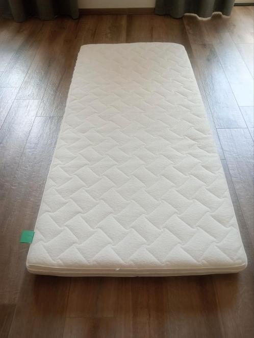 Zgan eenpersoons matras topper traagschuim, wasbare hoes, Huis en Inrichting, Slaapkamer | Matrassen en Bedbodems, Zo goed als nieuw