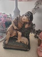 Antiek groot St Janneke beeld p/st 44.95