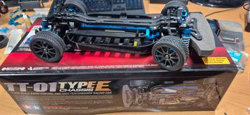 Tamiya TT01 type E chassis compleet met hop-ups beschikbaar voor biedingen