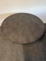 Ronde eettafel HPL beton antraciet 130cm, Rond, Ophalen of Verzenden, Zo goed als nieuw, Vijf personen of meer