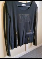 Dames blouse m 42, Ophalen of Verzenden, Zo goed als nieuw, Maat 42/44 (L), Zwart