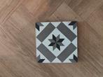 Vintage Tegel Kashba - Wit Grijs Zwart - 20x20 cm, Ophalen, Overige materialen, Nieuw, 5 tot 10 m²