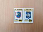 Panini Voetbal 84 #332 SC Veendam en Vitesse embleem., Verzamelen, Ophalen of Verzenden, Zo goed als nieuw, Vitesse, Poster, Plaatje of Sticker