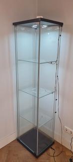 Detolf Vitrinekast met LED - VANDAAG OPHALEN!, Huis en Inrichting, Kasten | Vitrinekasten, Ophalen, 25 tot 50 cm, 50 tot 100 cm
