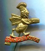Slingerkoek koper/blik speldje ( T_098 ), Verzamelen, Speldjes, Pins en Buttons, Verzenden, Zo goed als nieuw, Merk, Speldje of Pin