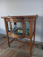 Antiek koffie drank kastje los dienblad ophalen middelharnis, Ophalen