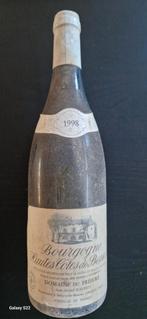 Bourgogne Hautes Cotes de Beaune 1998, Verzamelen, Gebruikt, Frankrijk, Ophalen of Verzenden, Rode wijn