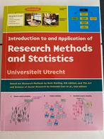 Research Methods & Statistics UU, Ophalen of Verzenden, Gamma, Zo goed als nieuw, WO