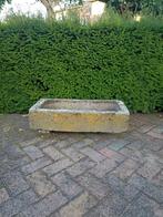 Bentheimer zandsteen trog., Tuin en Terras, Ophalen, Steen, Rond, Zo goed als nieuw