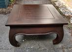 Vintage vierkante Opium tafel, Ophalen, Gebruikt, 50 tot 100 cm, 50 tot 100 cm