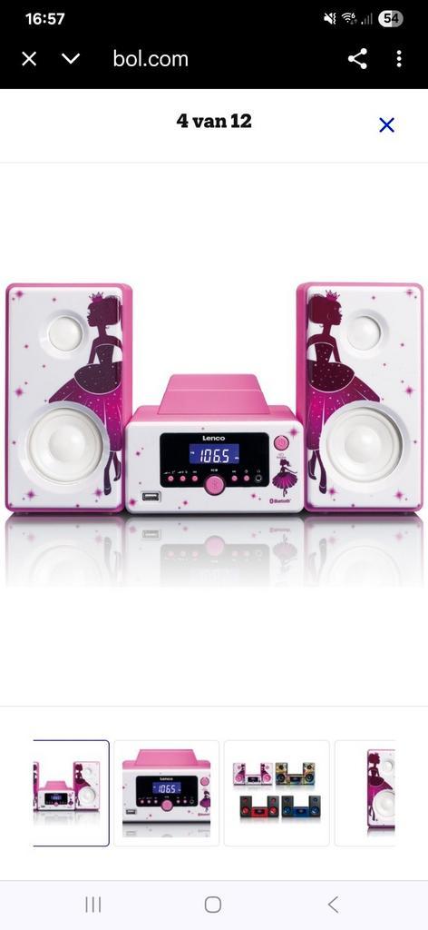 Lenco MC-020 - Stereo set met radio, Bluetooth, USB en AUX-, Audio, Tv en Foto, Stereo-sets, Zo goed als nieuw, Cd-speler, Overige merken