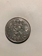 Nederlandse zilveren munt, rijksdaalder, 2,5 gulden, 1960, Postzegels en Munten, Munten | Nederland, Koningin Juliana, Zilver