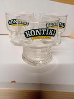 3 kontiki glazen., Ophalen of Verzenden, Zo goed als nieuw, Overige typen