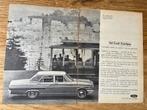 Ford Fairlane 1964 originele advertentie, Ophalen of Verzenden, Gelezen, Ford