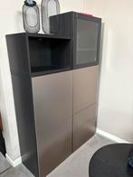 IKEA Besta kastcombinatie - Zwart/Brons, Huis en Inrichting, Ophalen, Kunststof, 100 tot 150 cm, Zo goed als nieuw