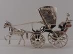 Zilveren miniatuur Koets                                Z46, Ophalen of Verzenden, Zilver