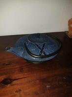 Blauwe sier theepot, Ophalen, Gebruikt