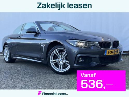 BMW 4 Serie Cabrio 430i 252pk xDrive M-Sport Leer+Sportzetel, Auto's, BMW, Bedrijf, Lease, Financial lease, 4-Serie, ABS, Airbags