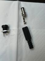 DC Power Plug Male + Female - 5.5 x 2.1 mm, Ophalen of Verzenden