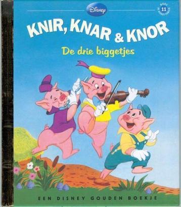 Disney Gouden Boekje - Knir, Knar & Knor De Drie Biggetjes beschikbaar voor biedingen