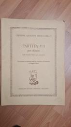 Partita VII per chitarra, Boeken, Muziek, Gelezen, Giuseppe antonio brescianello, Ophalen of Verzenden, Instrument