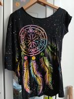 Zwart T-shirt met Dromenvanger - Maat M, Maat 38/40 (M), Zwart, Nieuw, Ophalen of Verzenden