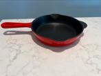Cousances skillet 16 cm ik heel goede staat, Le Creusetq, Gebruikt, Gietijzer, Ophalen of Verzenden