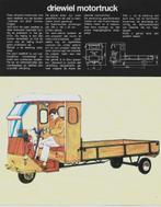 Gazelle driewieler motortruck folder sheet (A3531), Verzenden, Overige merken