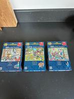 3 Jan Haasteren puzzels 150 stukjes en memo, Ophalen of Verzenden, Minder dan 500 stukjes, Zo goed als nieuw