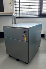 Ladeblok bureau, gelakt staal, Ophalen, Zo goed als nieuw