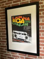 Porsche Laguna Seca Can-Am 1972 poster, Verzamelen, Posters, Ophalen, Rechthoekig Staand, Met lijst, Zo goed als nieuw