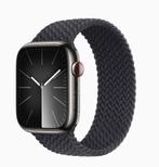 Apple Watch Series 9 - grafietkleurig roestvrij staal, Sieraden, Tassen en Uiterlijk, Smartwatches, Hartslag, Ophalen of Verzenden