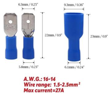Te koop; Krimp connectors. beschikbaar voor biedingen