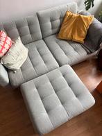 IKEA Landskrona Bank Blauw/Groen, Ophalen, Gebruikt, Driepersoons, 75 tot 100 cm