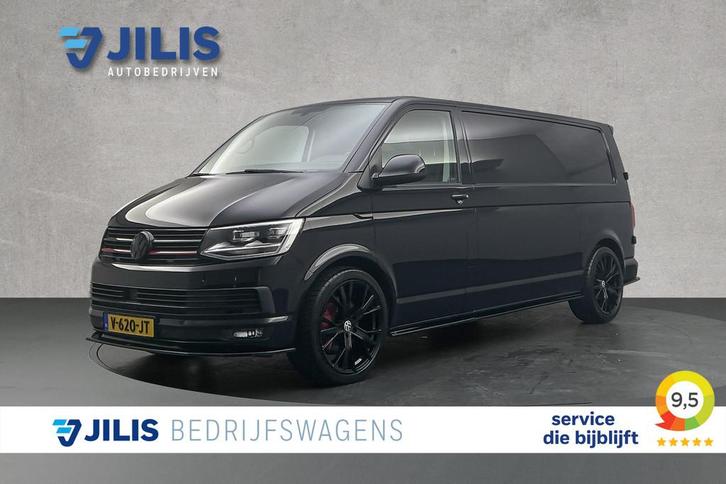 Volkswagen Transporter 2.0 TDI 204PK DSG L2 Highline | Black, Auto's, Bestelauto's, Bedrijf, Te koop, ABS, Achteruitrijcamera