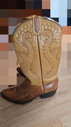 Cowboylaarzen gedragen bruin leer, Kleding | Dames, Schoenen, Ophalen of Verzenden, Gedragen, Bruin