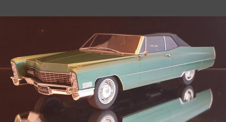 Cadillac Deville 1967 KKSCALE 1:18, Hobby en Vrije tijd, Modelauto's | 1:18, Nieuw, Auto, Overige merken, Ophalen of Verzenden