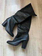 Leren laarzen, Hoge laarzen, Zwart, Nieuw, Ophalen of Verzenden