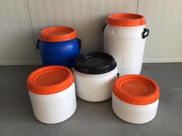 Voertonnen, Bewaartonnen.Nieuw.Maat: 18,25,32,50,60 liter. beschikbaar voor biedingen