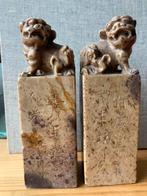 Antieke chinese foo tempel leeuwtjes., Antiek en Kunst, Ophalen of Verzenden