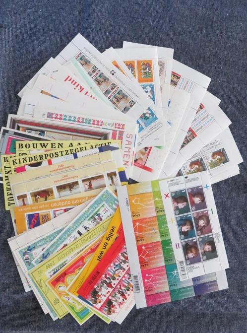Te Koop: 65 stuks Postzegelvelletjes Nederland postfris, Postzegels en Munten, Postzegels | Nederland, Postfris, Na 1940, Verzenden