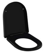 Toiletbril toilet zitting softclose wcbril zwart GRTS BEZORG, Verzenden, Zo goed als nieuw, Zwart, Overige typen