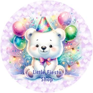LF5839 icing frosting beer wit 20cm eetbare taart print top beschikbaar voor biedingen