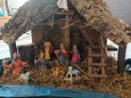 Complete Kerststal met Figuren, Antiek en Kunst, Ophalen of Verzenden