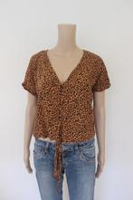 H&M Dierenprint top maat 38, Kleding | Dames, Tops, Maat 38/40 (M), H&M, Ophalen of Verzenden, Bruin