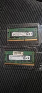 2x 4GB DDR4 2400 MHz SO-DIMM RAM - Micron, Computers en Software, RAM geheugen, Gebruikt, DDR4, Ophalen of Verzenden, Laptop